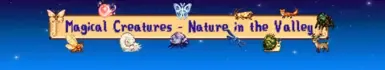 山谷自然中的魔法生物