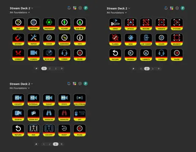 X4 Stream Deck Profile