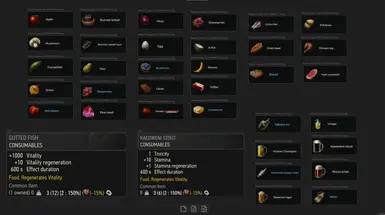W3EE Redux的食物平衡调整