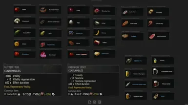 W3EE Redux的食物平衡调整