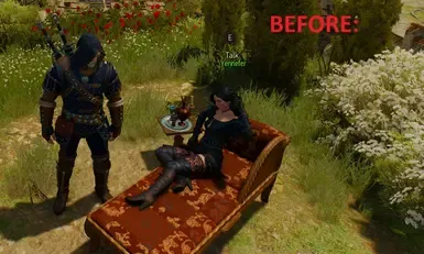 Yennefer DLC 服装 - 移除丝袜