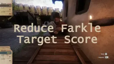 减少或增加 Farkle 目标分数