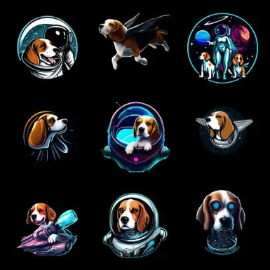 比格犬标志