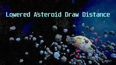 降低小行星绘制距离