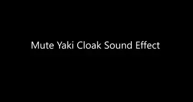 静音Yaki斗篷音效