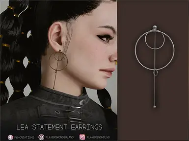 Lea 醒目耳环