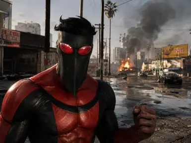 Red Invincible Variants Ped mod GTA V