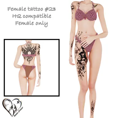 女性纹身 23