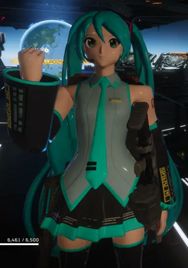 Hatusne Miku (Vocaloid) 模型替换 CM-09 碎骨者