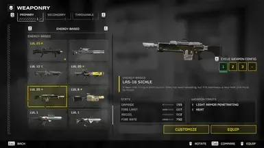 LASGUN WH40K 替换 LAS-16 镰刀