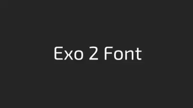 Exo2 字体