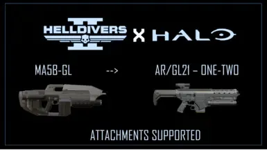 Halo MA5B-GL - AR-GL-21 One-Two 替换器