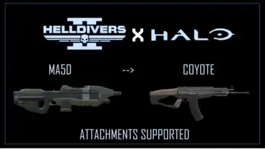 Halo MA5D突击步枪 - 郊狼替换版
