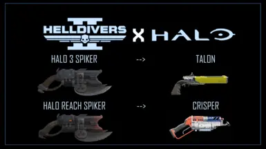 Halo Spiker - Crisper 和 Las Talon 的替换模型