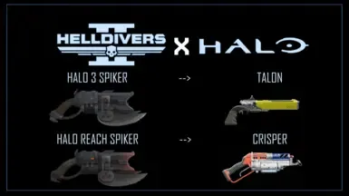 Halo Spiker - Crisper 和 Las Talon 的替换模型