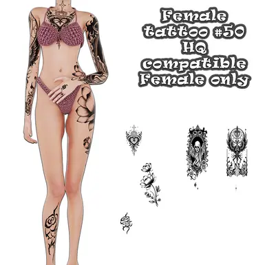 女性纹身 50