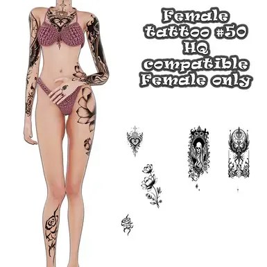 女性纹身 50