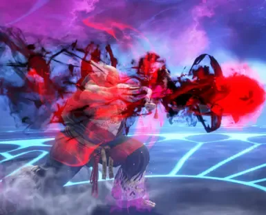 Akuma 黑红特效，带有Shin灵气