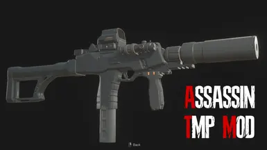 刺客TMP MOD激光消音器 荷鲁斯 使命召唤冲锋枪