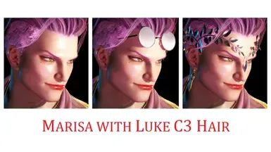 Marisa 戴着 Luke C3 发型