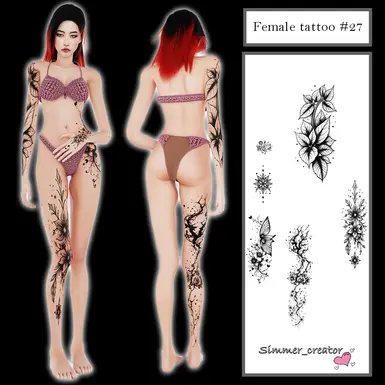 女性纹身 27