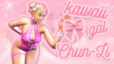 Chun Li 服装4 - 重新着色 粉红色