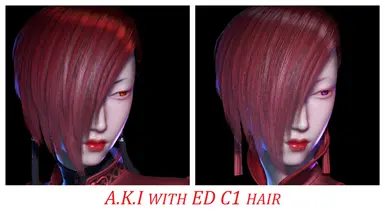 AKI 有 ED 头发