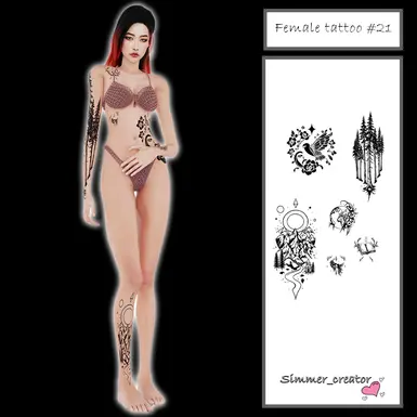 女性纹身 21