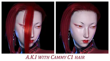 AKI 搭配 嘉米 C1 发型