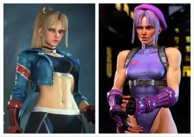 Cammy 与不知火舞 发型