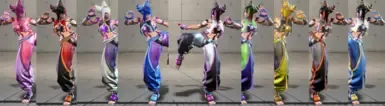 Juri 古铜色全部皮肤(包含超级古铜色)