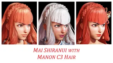 Mai Shiranui 搭配 Manon C3 发型