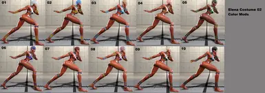 Elena Costume 02 Color Mods