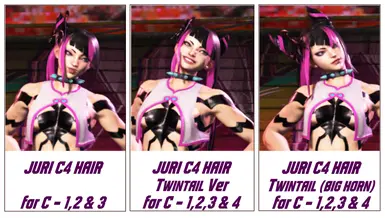 Juri C4双马尾与C4发型互换