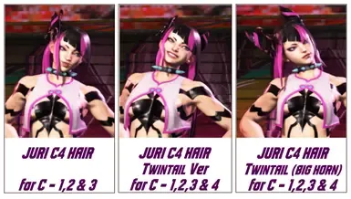 Juri C4双马尾与C4发型互换