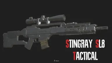 Stingray SL8 战术狙击步枪 激光 手电筒 红点 使命召唤 DM56