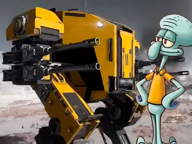 Exosuit Squidward 脚步声音