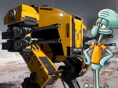 Exosuit Squidward 脚步声音