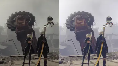 NieR Automata 的简易真实 3D