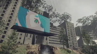 NieR 广告牌