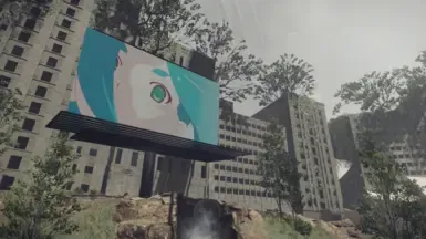NieR 广告牌