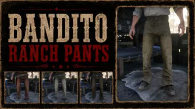 Bandito 牧场裤子 - 边疆镇裤子替换
