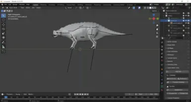 Scutosaurus 模型（替换 Minmi 模型）