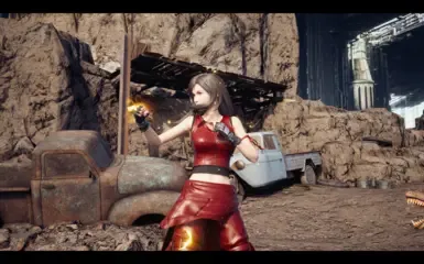 Tifa红色皮革装 Dissidia FFNT