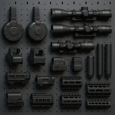 敌方武器附件