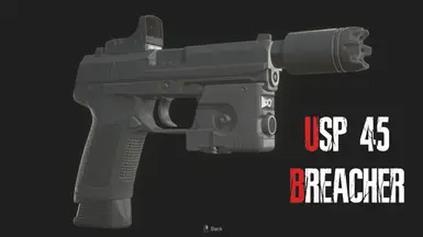 SG-09 R HK USP SOCOM MK23 手枪激光 使命召唤 GS45 包