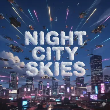 夜之城的天际
