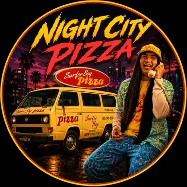 爆发性工作 - 夜之城比萨外卖