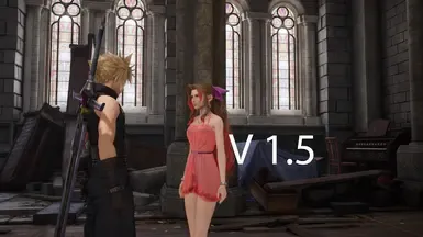 更短的普通连衣裙 for Aerith