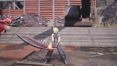 Sparda over Buster Sword